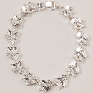Phase Eight Silver Plated Stone Cluster Bracelet